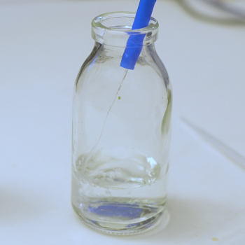 Preparing an initial Rhodamine B stock solution