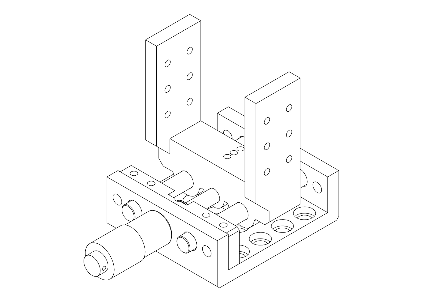 Linear translation stage – assembled