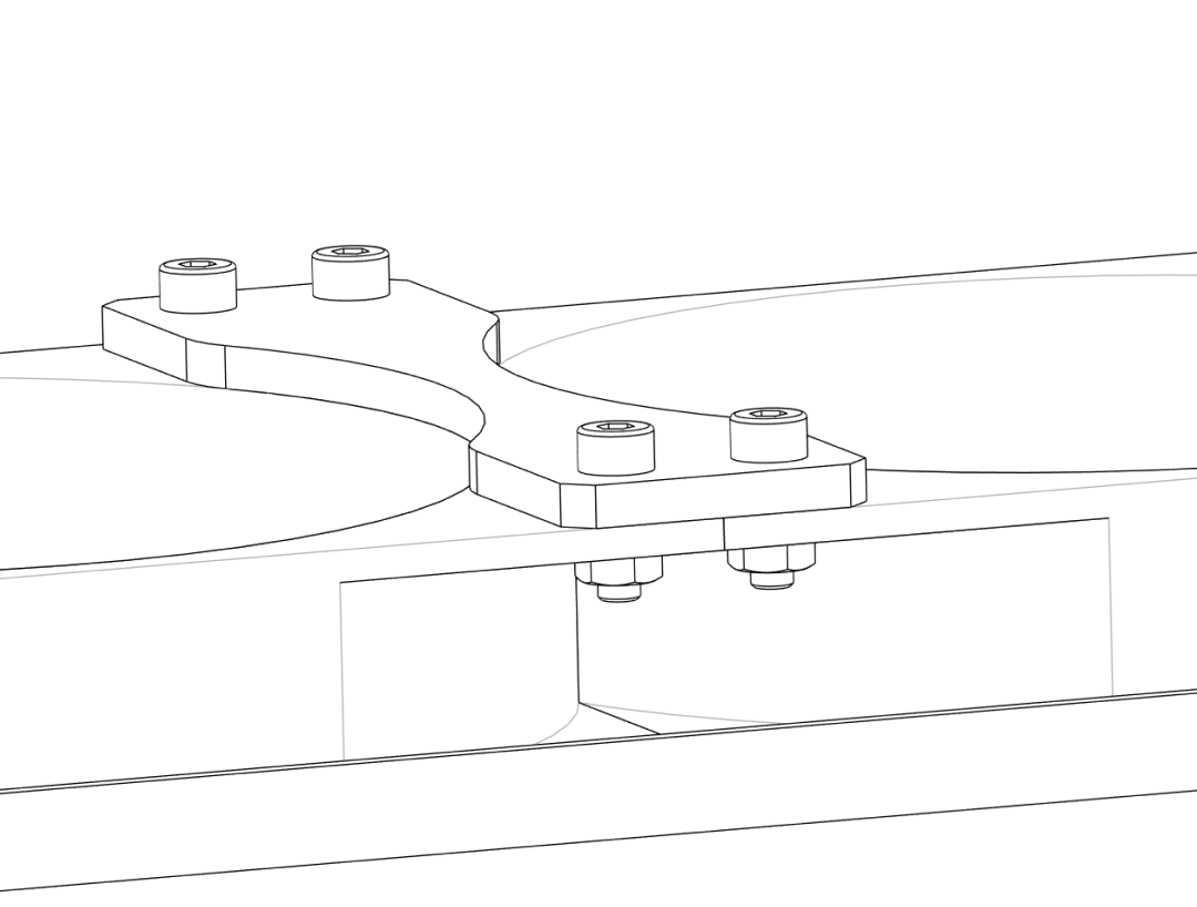 Outer brackets from different angle