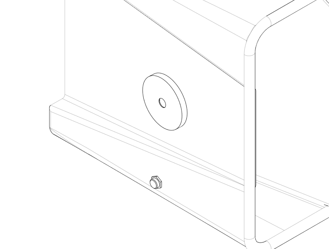 Overview of printed inserts installed in the side wall