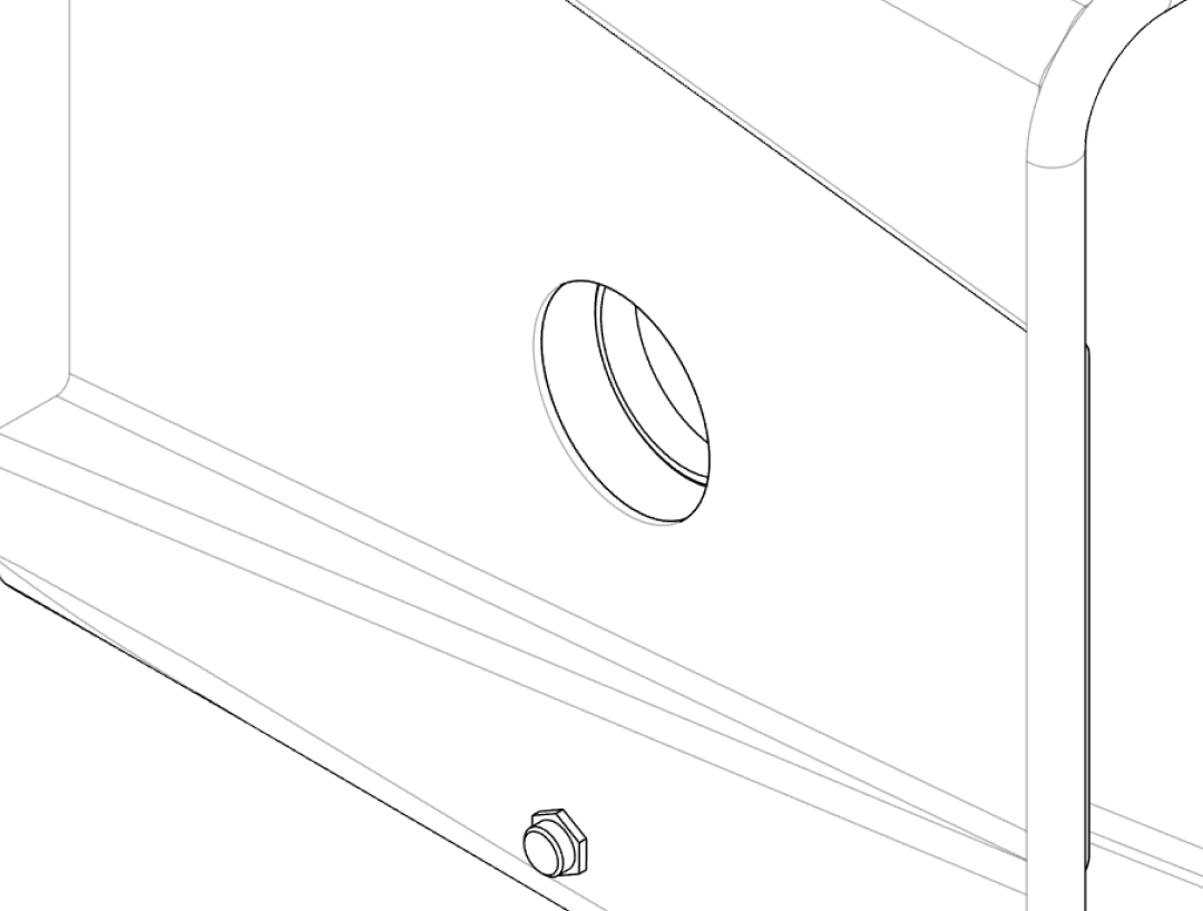 Large service insert – outer open cover