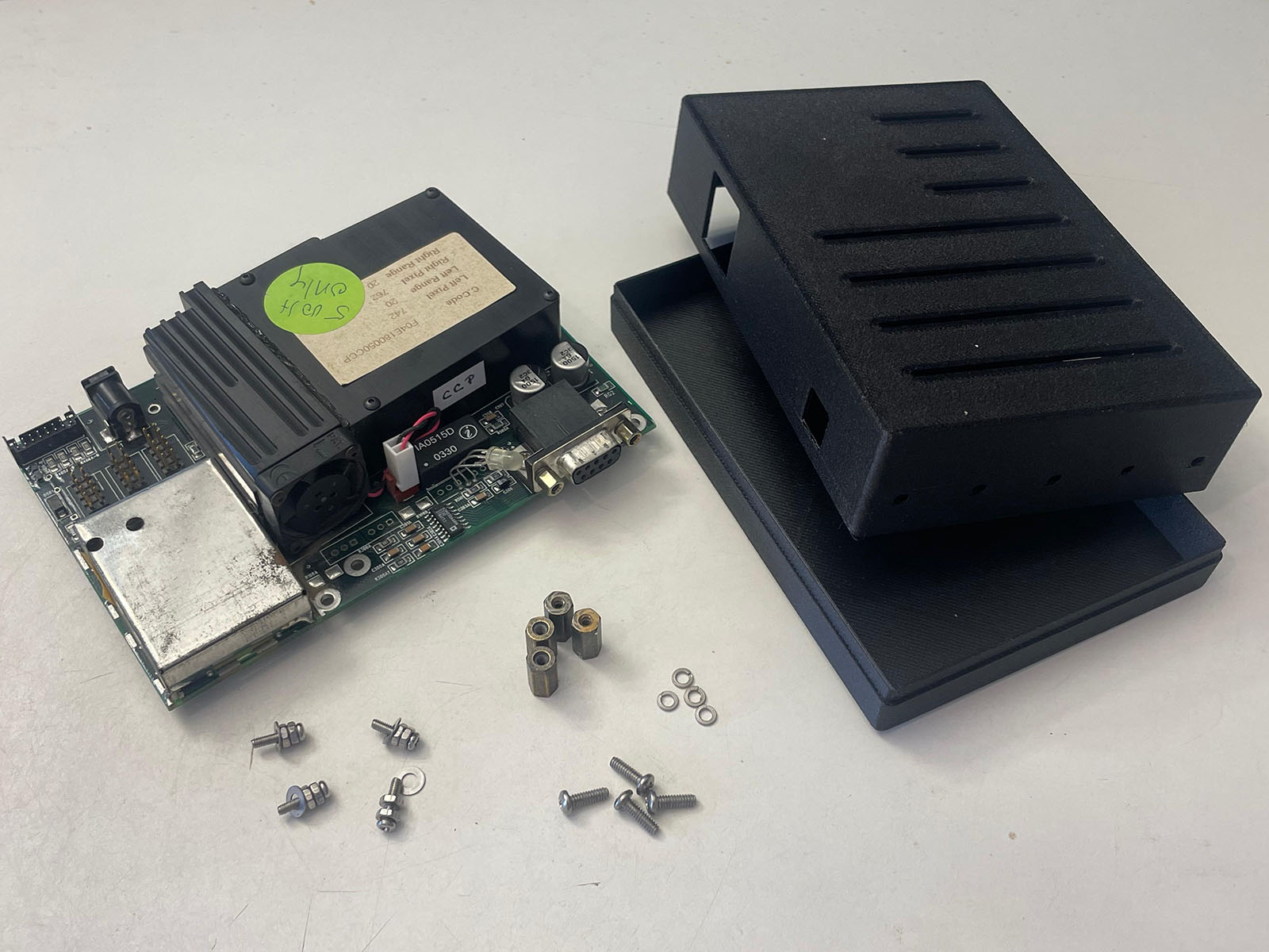 Spectrometer unit with printed case