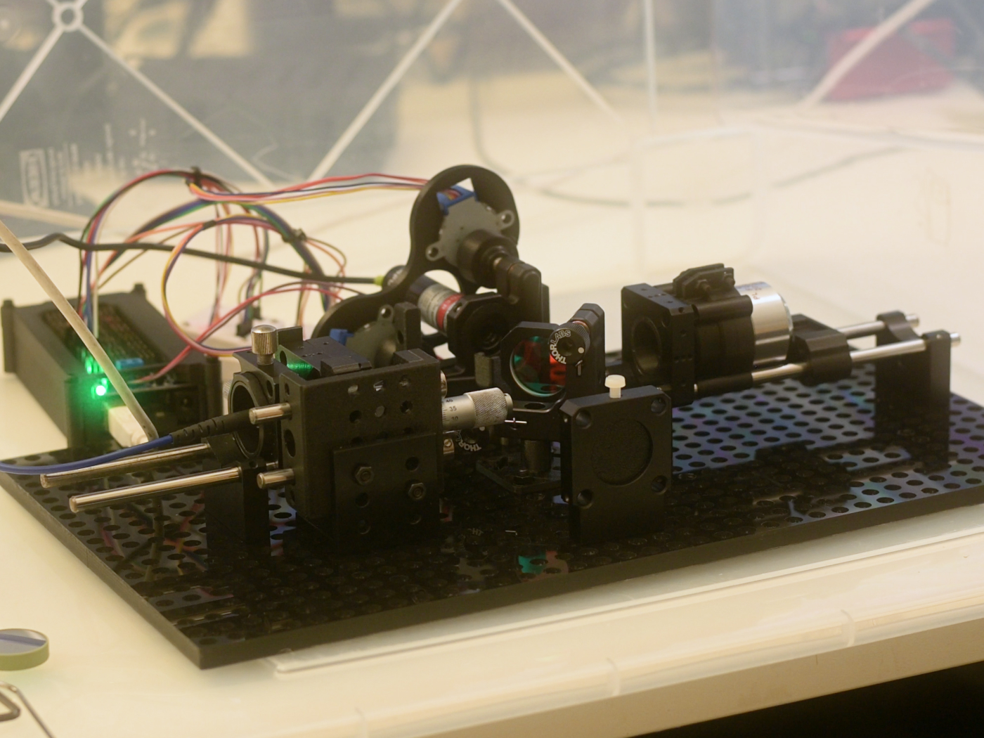 Full Assembly in Overpressure Glove Box